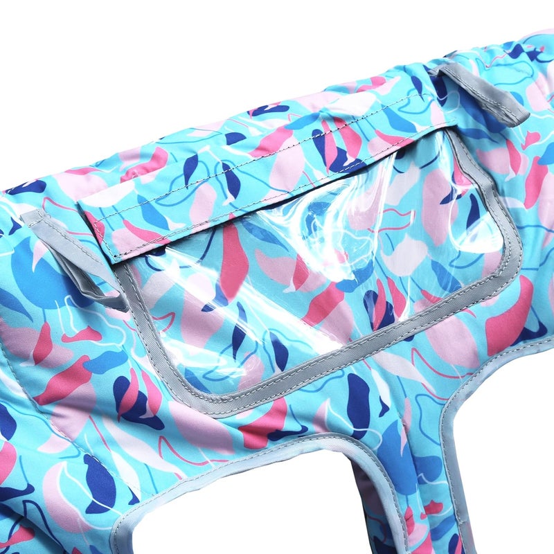 Gowraps 2-in-1 Shopping Cart and High Chair Cover-Grocery Cart Cover for Babies Toddlers Infants Resturant Highchair Cover-Padded Folds to Portable Pouch for Baby Boy Girl (Plants) - Image 4